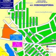 Новофедоровка крым карта